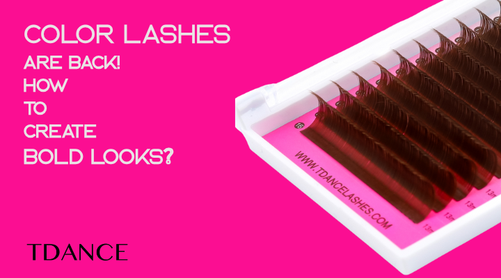 Color Lashes Are Back! How to Create Bold Looks with TDANCE’s Rainbow Series