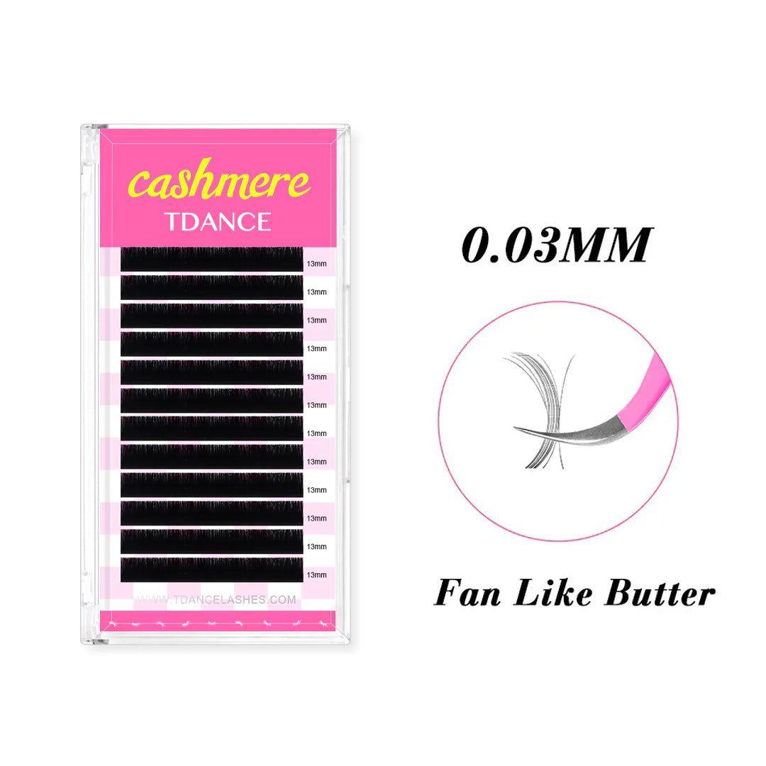 0.03MM Cashmere Premium Mega Volume Eyelash Extensions