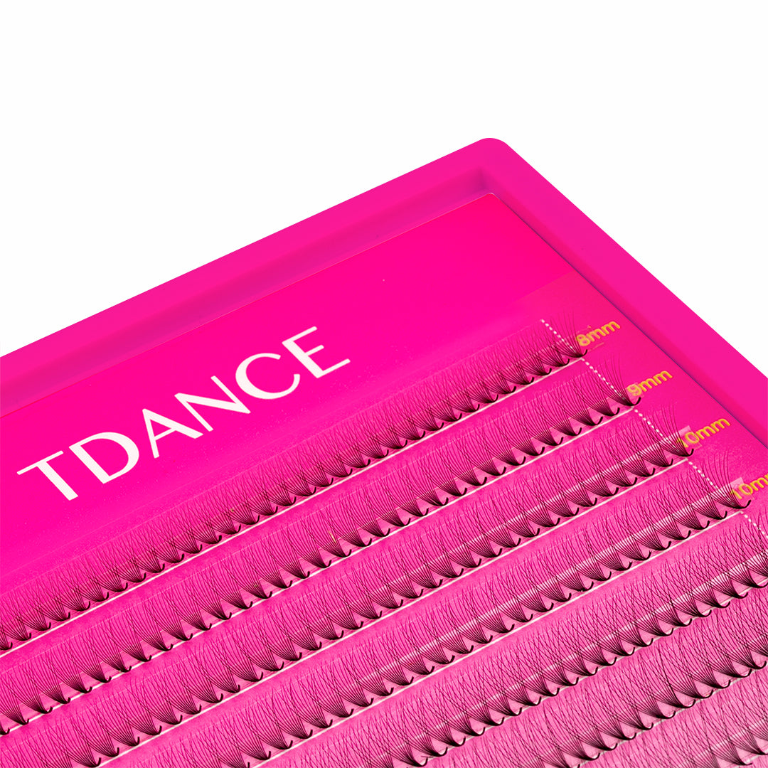 10D vorgefertigte Volumenfans Wimpern Erweiterungen 320 Fans 16 Zeilen (pointy base)