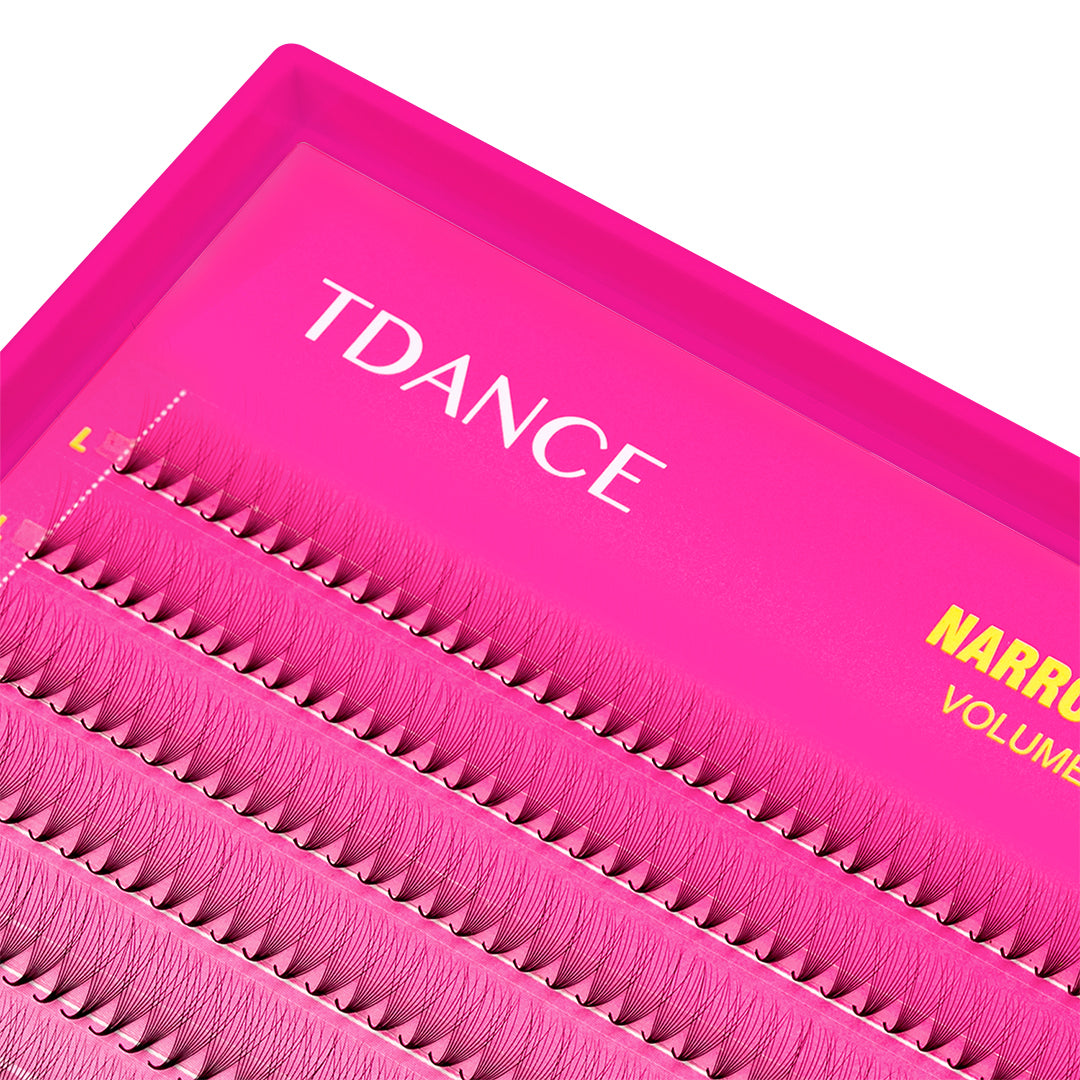 10D vorgefertigte Volumenfans Wimpern Erweiterungen 320 Fans 16 Zeilen (pointy base)