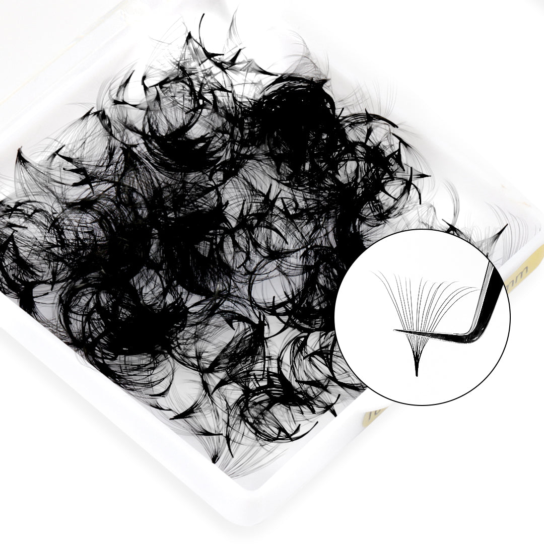 16D 0.03 Mega Volume Handmade Premade Volume Loose Fans Pointy Base(500 Fans)