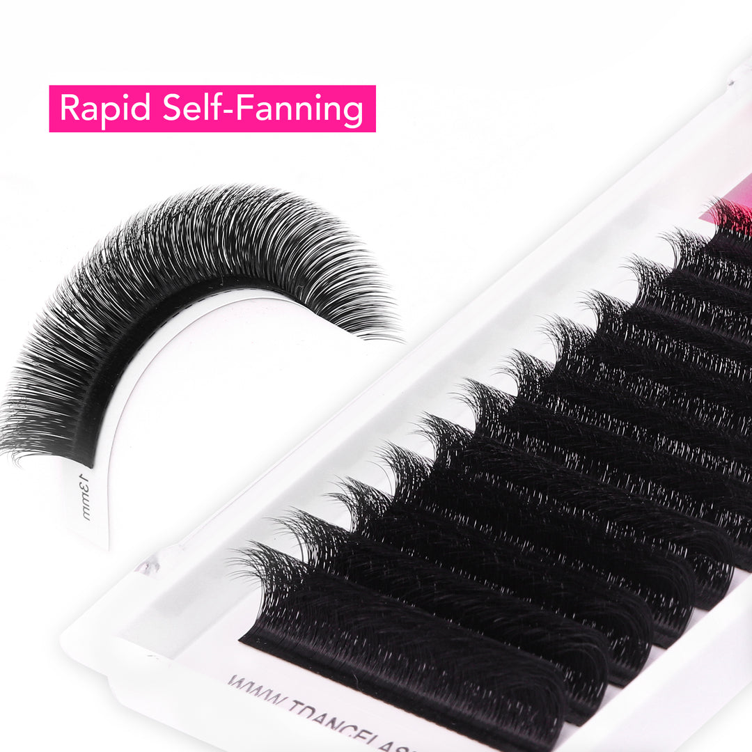 3D Layered Fluffy Easy Fan Mega Volume Eyelash Extensions TDANCE 