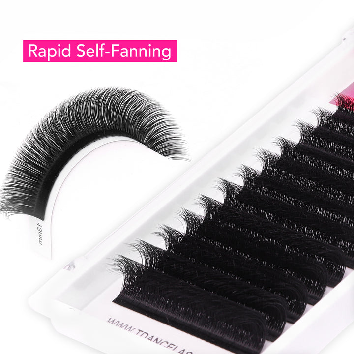 3D Layered Fluffy Easy Fan Mega Volume Eyelash Extensions TDANCE 