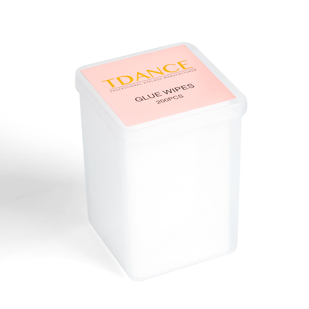 Toallitas adhesivas para extensiones de pestañas (200pcs)