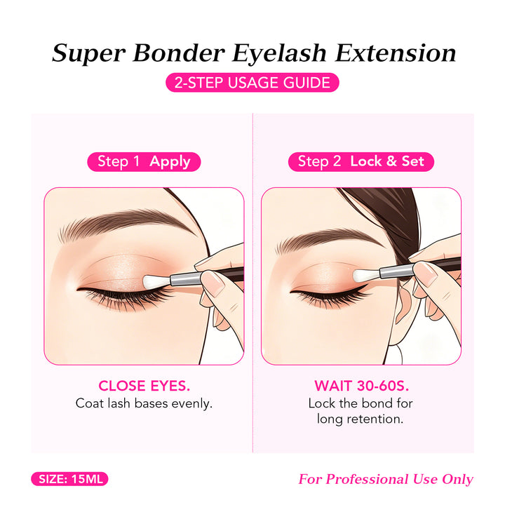 Super Bonder Para Extensiones De Pestañas (15ML)