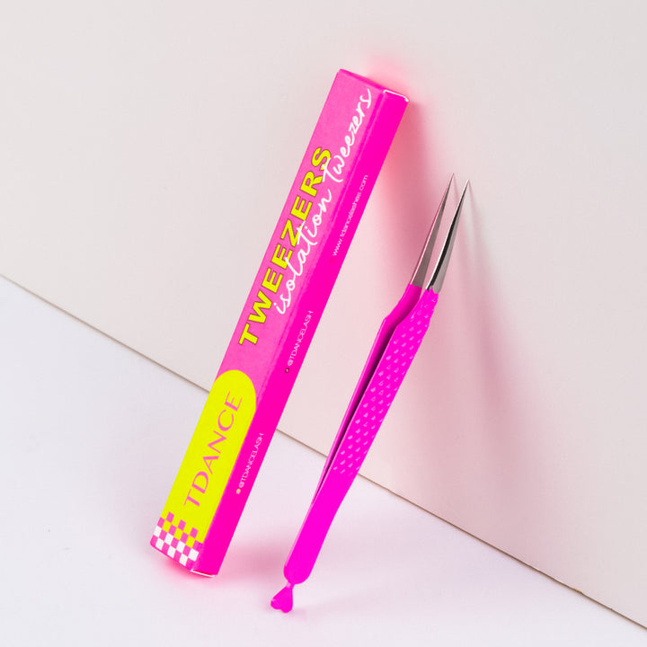 TP-03 pinzas rosas para extensión de pestañas