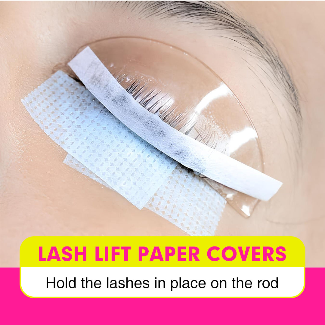 Cubiertas de papel para lifting de pestañas
