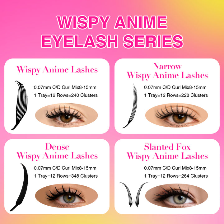 TDANCE WISPY ANIME EYELASH SERIES