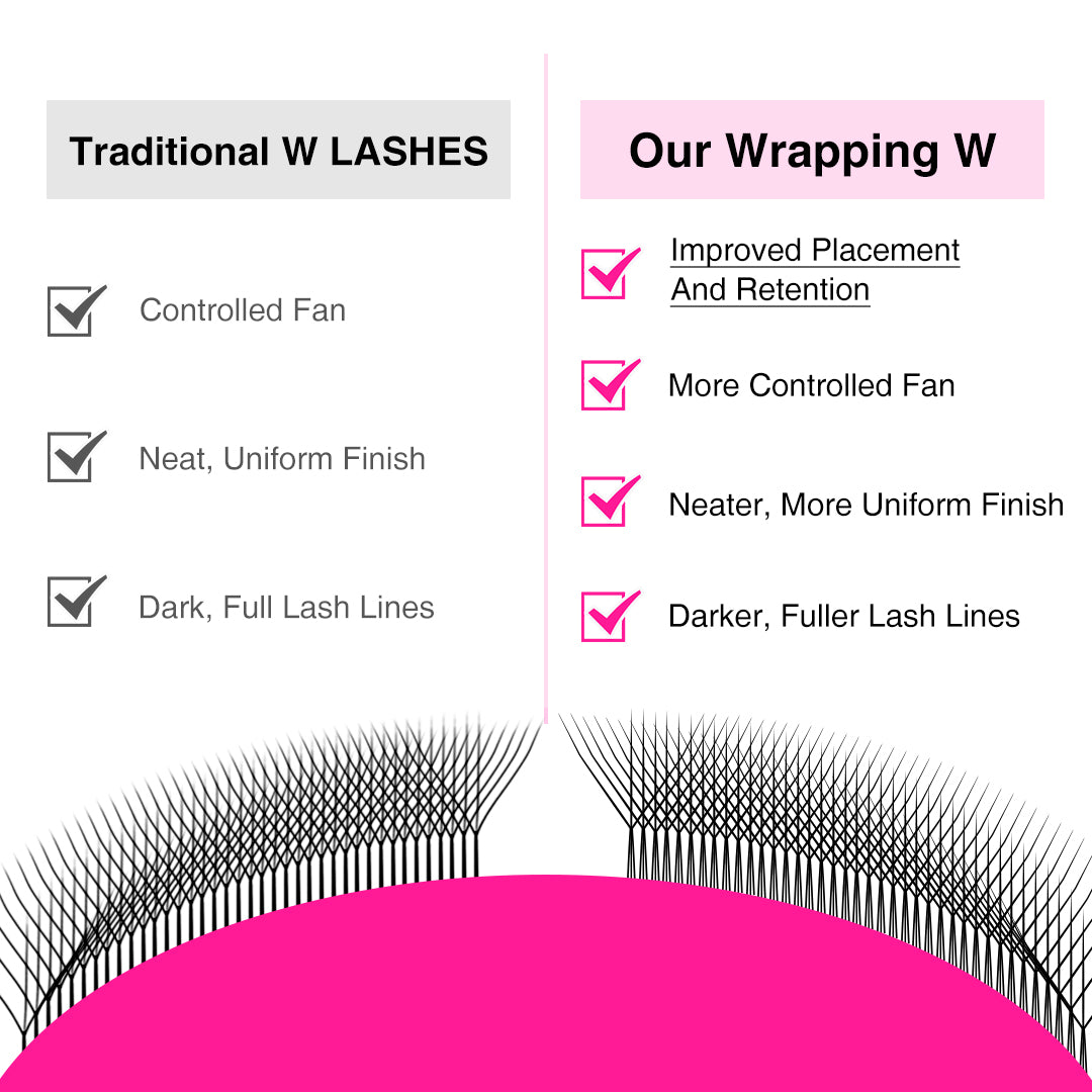 Wrapping W™ Style 3D Premade Volume Fan Lashes