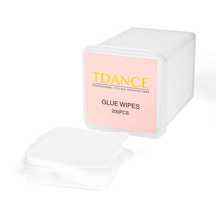 Toallitas adhesivas para extensiones de pestañas (200pcs)
