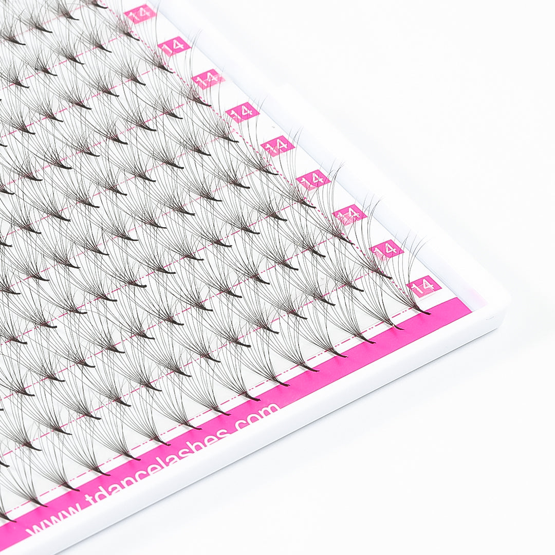 6D Double Layers Pointy Base Premade Volume Fans 320 Fans