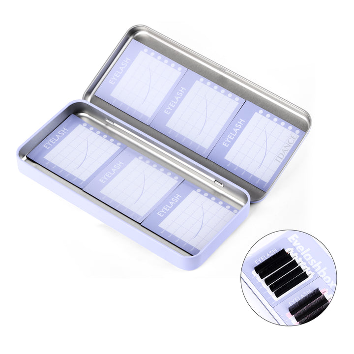 Magnetic Storage Box For Eyelash Extensions TDANCE PURPLE 1