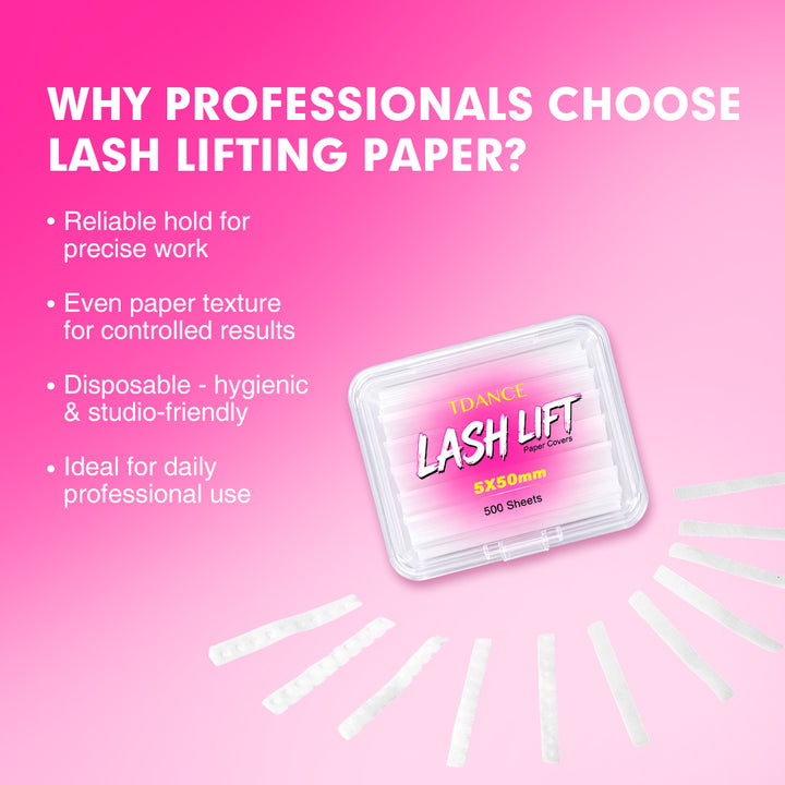 Cubiertas de papel para lifting de pestañas