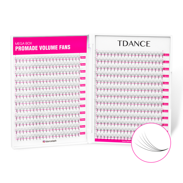5D Promade Volume 500 Fans Lashbook TDANCE 