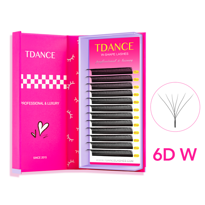 6D Estilo W Tecnológicas para Extensiones de Pestañas