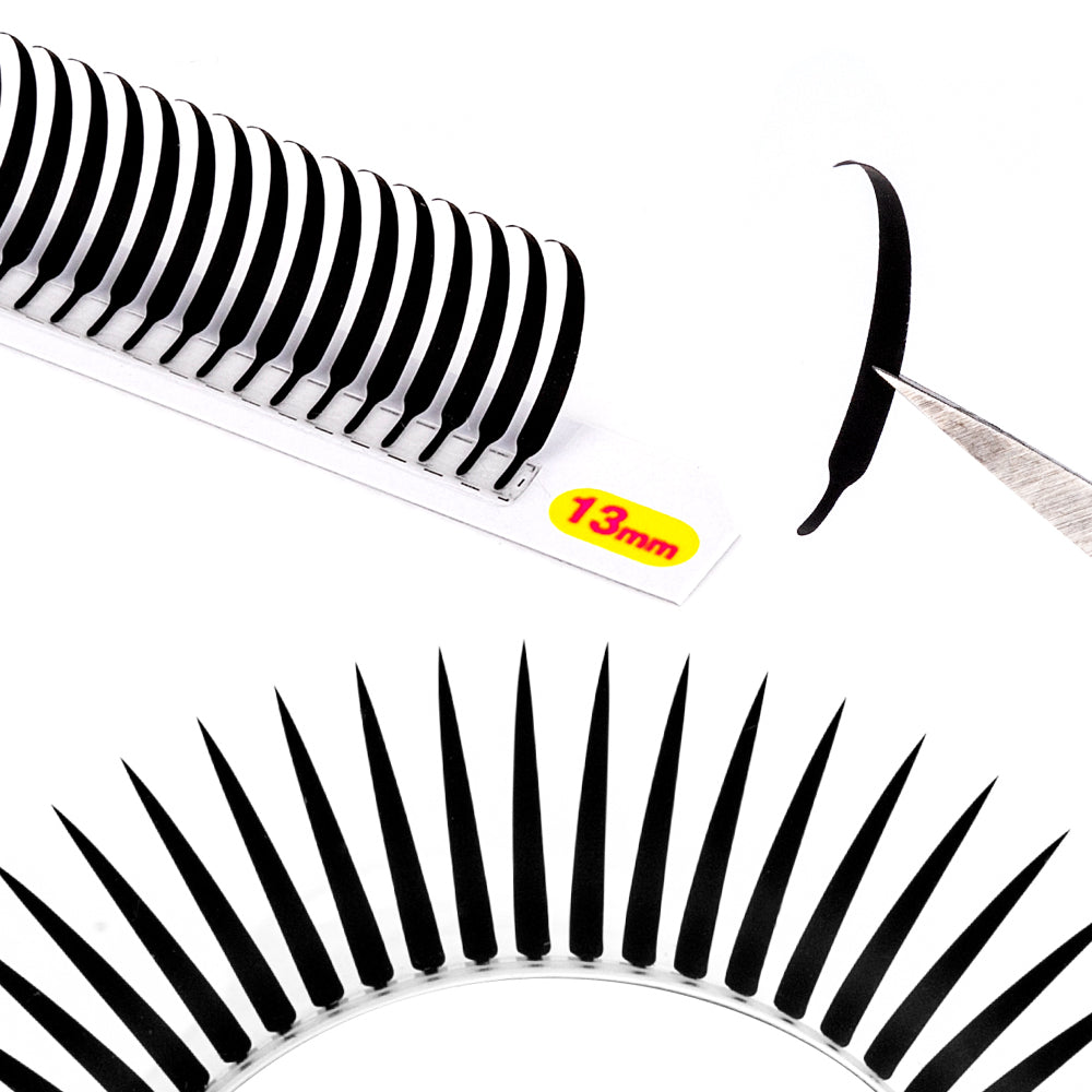 0,07 mm dünne Anime-Wimpern, 12 Reihen