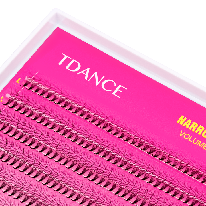 Volumen prefabricado 8D Extensiones de pestañas 320 Fans 16 Filas (pointy base)