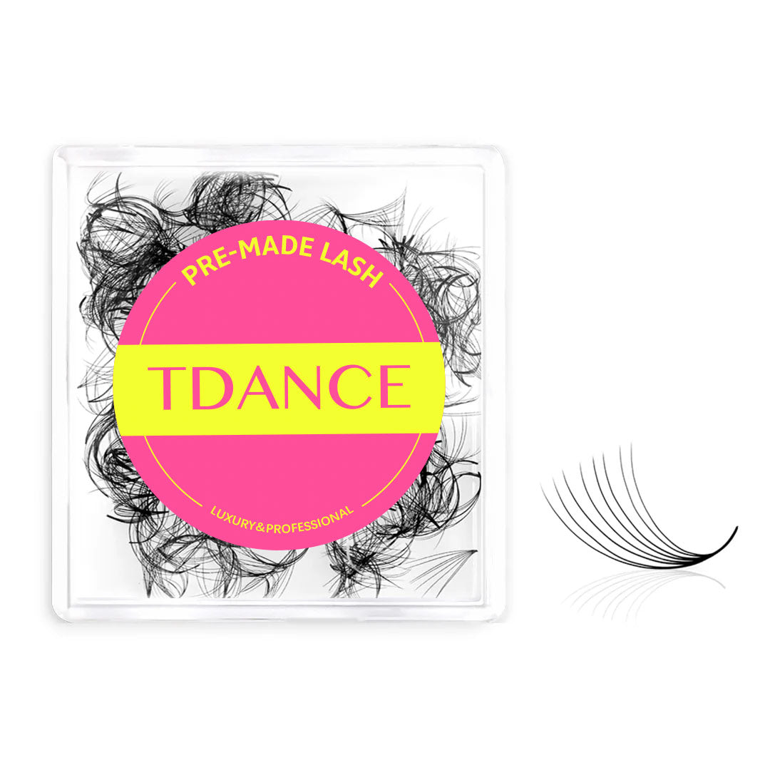 8D Handmade Premade Volume Loose Fans Pointy Base(500 Fans) TDANCE