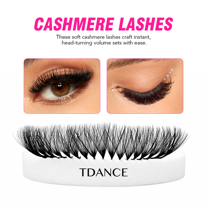 16 Reihen 0,03 mm Kaschmir Premium Mega Volumen Wimpernverlängerungen