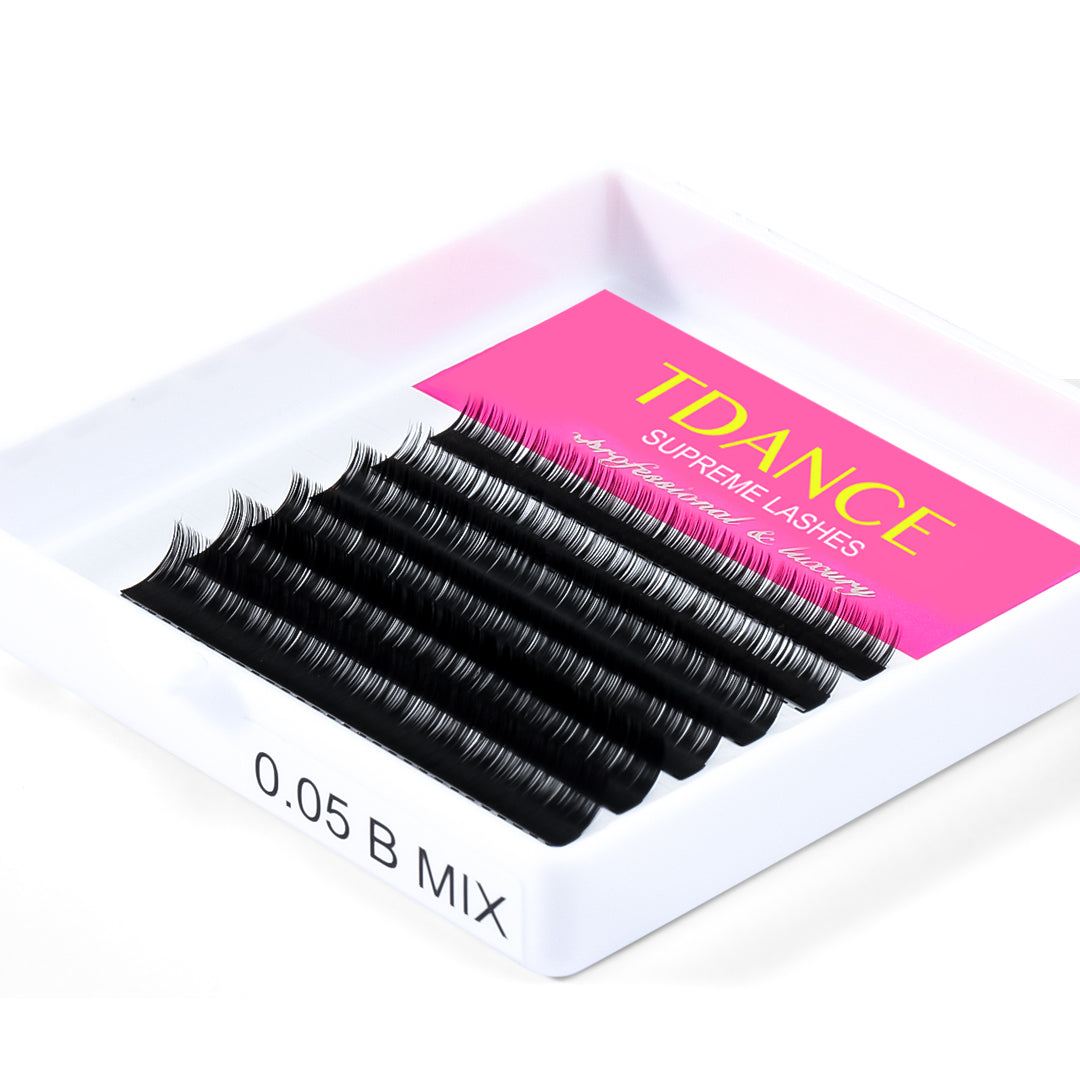 Individual Bottom Lash Extensions B Curl