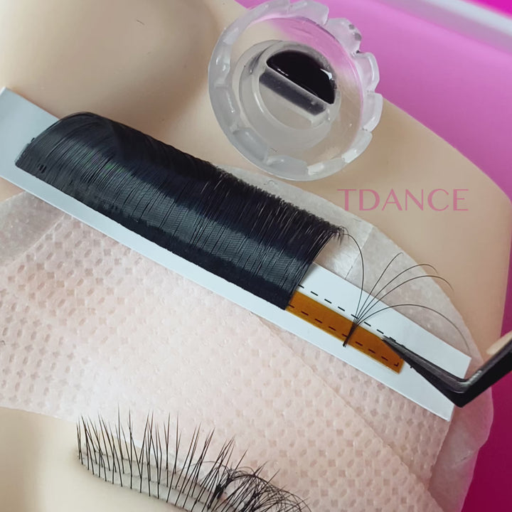 Extensiones De Pestañas Easy Fan Mega Volume 0.07MM