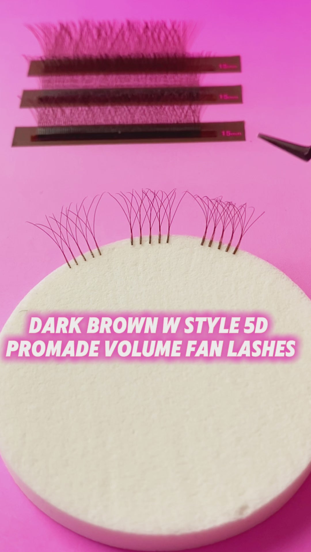 Pestañas postizas voluminosas Promade estilo W 5D (EE. UU.)