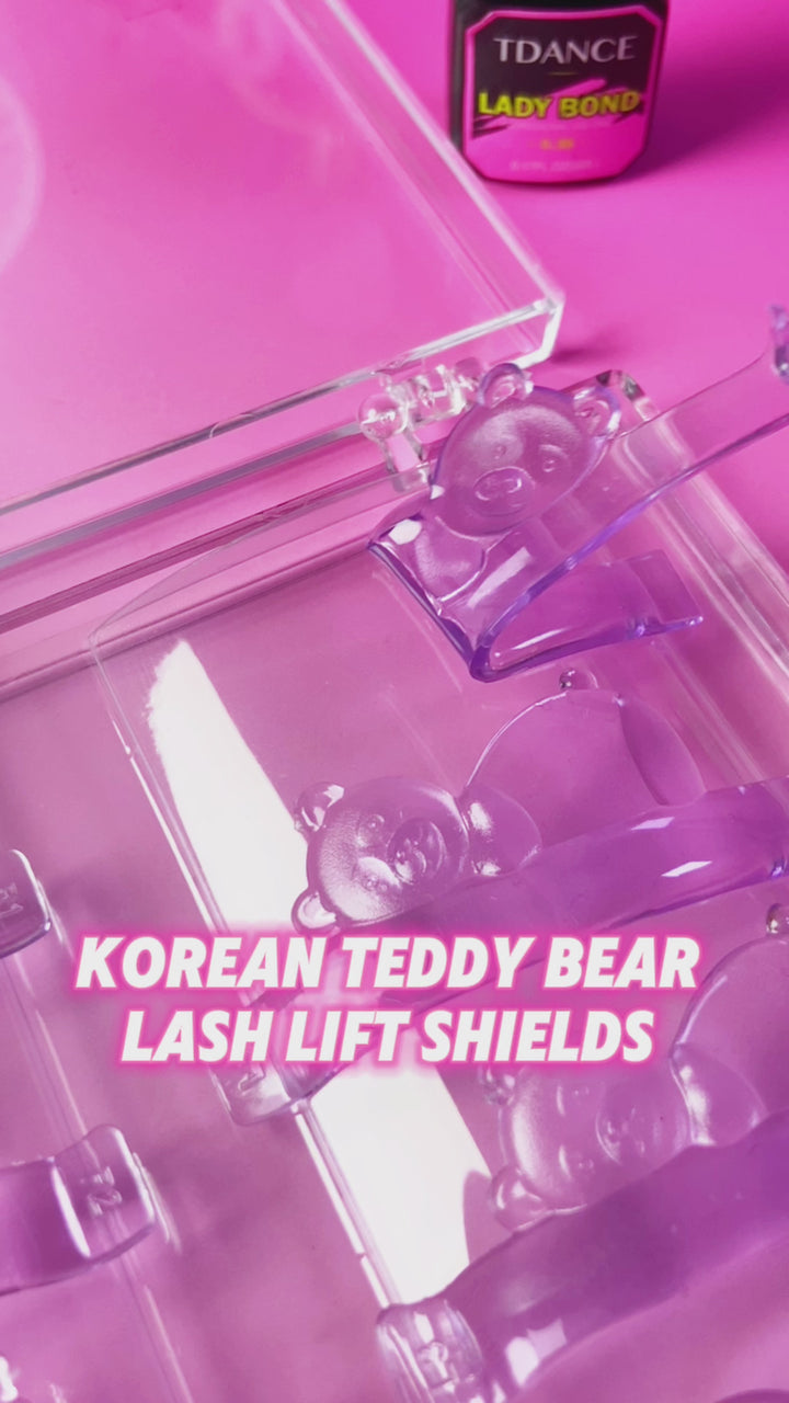 TDANCE Korean Teddy Bear Lash Lift Shields