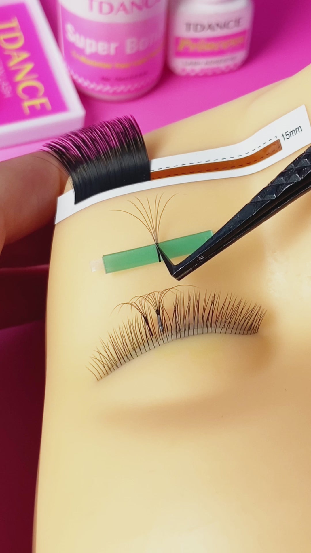 Lash Fanning Strips For Eyelash Extensions 5 Rolls/Pack