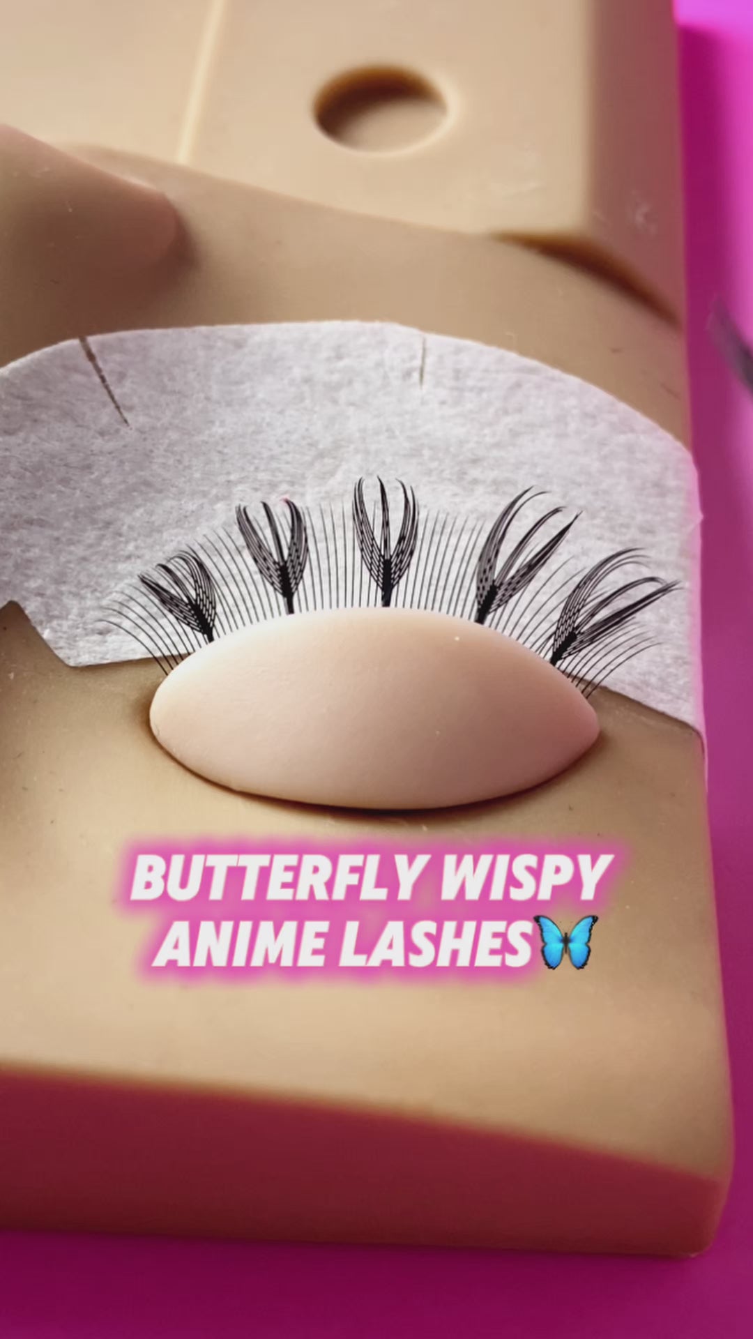 12 Rows 0.07MM Butterfly Wispy Anime Lashes