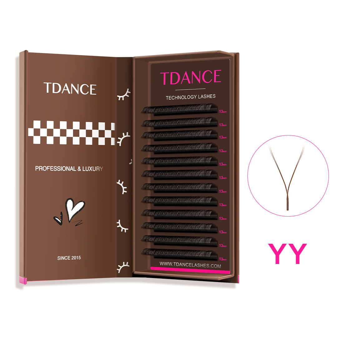 Dark Brown 0.07MM YY Volume Lashes
