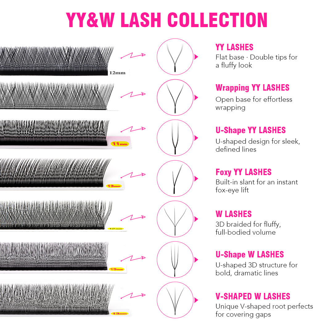 TDANCE YY AND W-SHAPE LASHES COLLECTION