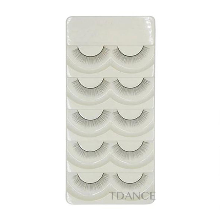 Practice Lashes for Eyelash Extensions (5 pairs) - TDANCE